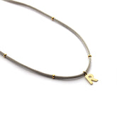 SOFI - 10mm gold initial necklace